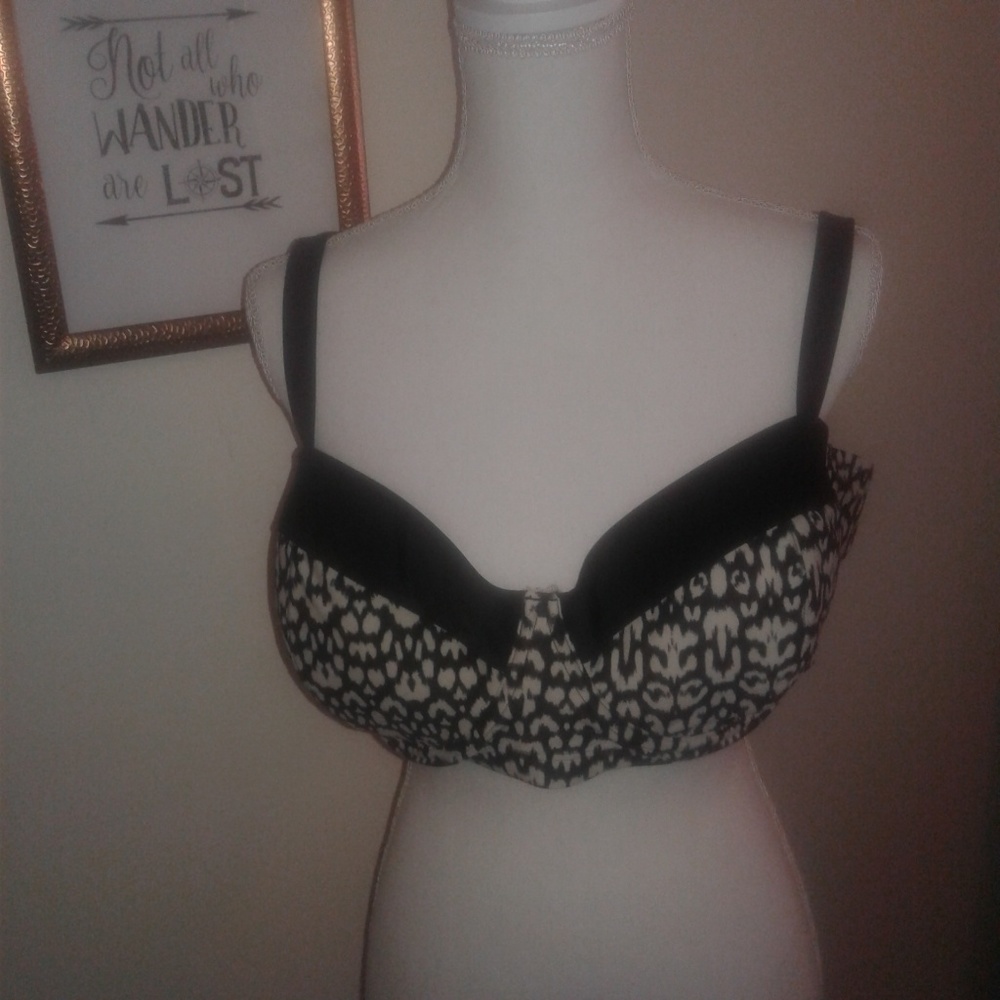 Ava & Viv | bikini top leopard print